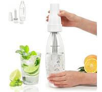 Appareil à gazéifier 1L,Siphon portable,Machine réutilisable pour boissons gazeuses,Appareil à gazéifier PET pour jus de fruits faits maison,Mojitos,Cocktails,Boissons