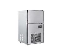 vidaXL Fabricant de cubes de glace avec porte Argenté 43 x 40 x 71 cm