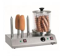 Appareil à Hot Dog - Bartscher - 4 Plots - Acier Inoxydable - Température Réglable - 0 96 kW