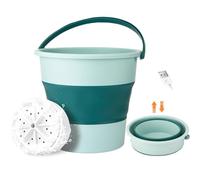 Appareil à linge à ultrasons - Laveuse portable, baignoire pliable | Mini machine à fonctionnement USB conçue pour gérer de petites charges comme les sous-vêtements, les vêtements de bébé et les