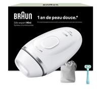 Braun - Epilateur Lumière Pulsée Ipl Pl1114 Silk-Expert Mini, 1 Teêt, 1 Rasoir Gillette Venus, 1 Pochette