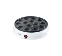 Bestron Appareil à Poffertjes (Profiteroles) Sweet Dreams – Rétro, anti-adhésif 800 W, blanc