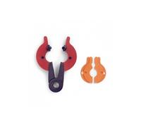 Prym Appareil à pompons 2 en 1 diamètre 3,5 et 5 cm Rouge, Violet, Orange Taille S