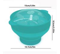 Appareil à pop-corn en silicone - ULISEM - Lot de 3 - Micro-ondes - Bol pliable - Lavable au lave-vaisselle