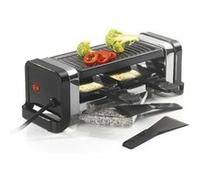 KitchenChef GR202-350N raclette 350 W Noir, Acier inoxydable
