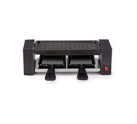 Appareil à raclette 2 personnes ALPINA - Polyvalent Grill + Raclette - Revêtement Anti-adhésif - 400W - 230V