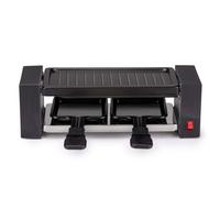 Appareil à raclette 2 personnes ALPINA - Polyvalent Grill + Raclette - Revêtement Anti-adhésif - 400W - 230V