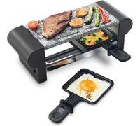 Appareil à raclette 2 personnes - Pierre à cuire - 350W - My Little Raclette SENYA Noir et Gris G