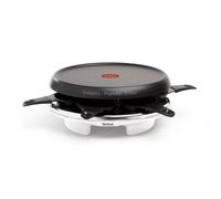 Tefal Raclette Colormania, 6 coupelles, 3-en-1, raclette, plancha, crêpier, RE151110