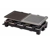 Appareil à Raclette 4en1 - Crêpière - Grill - Pierre à cuire - 8 personnes - 1500W - Cheese & Stone