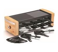 Kitchen Chef Appareil à raclette KC.WOODLUX8 8 personnes 1 200 W design en bambou