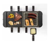 Appareil à raclette - gril - pierre à griller pour 8 personnes 1300W