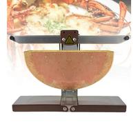 Appareil à Raclette Appareil à raclette électrique professionnel pour fromage, appareil à fromage, gril pour nachos, multifonction, angle réglable, acier inoxydable, 900 W, chauffage rapide