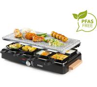 Appareil à raclette - DOMO - DO9262G - 8 personnes - Pierre à cuire - Gril - 1400 W