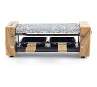 Appareil à raclette duo - SWAPY - 2 personnes - Pierre granit amovible - 18,5x10,5 cm - 2 poêlons antiadhésifs