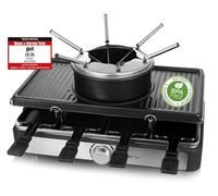 Appareil à raclette - Emerio - RG-124930 - 3 en 1 - 1400 W - 8 personnes