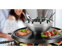 Appareil à raclette et fondue 8 personnes Proficook PC-RG/FD1245