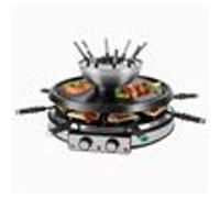 Appareil à raclette et fondue 8 personnes Proficook PC-RG/FD1245