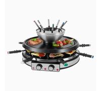 Appareil à raclette et fondue 8 personnes Proficook PC-RG/FD1245 Proficook