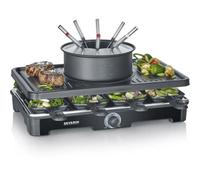 Appareil a Raclette et fondue - RG2347 - Jusqu'a 8 personnes Severin