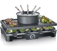 Appareil a raclette et fondue SEVERIN - RG2347 - Jusqu'a 8 personnes - 1400W