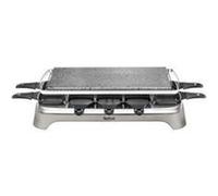 Appareil à raclette et pierrade® Tefal Inox et Design PR457B12 1350 W Noir et Argent Noir et Argent G