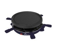 Appareil à raclette Little Balance Cheese & Fun 6 personnes 800 W Plaque 30 cm Bleu nuit