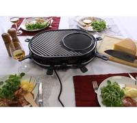 Appareil a raclette LITTLE BALANCE - Multi Cheese - Jusqu'a 8 personnes - Plaque Grill / Crepe amovible - Bleu nuit - 1200W