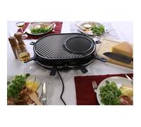 Appareil a raclette - LITTLE BALANCE - Multi cheese - 1200 W - 8 personnes - Grill / crepe amovible - Bleu nuit