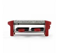 Appareil à raclette LIVOO DOC156RC - 2 personnes - 350W - Plateau en granite - Rouge chili