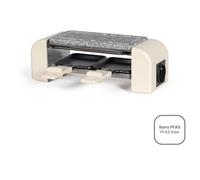 Appareil à raclette Livoo DOC310C 2 personnes 450 W connectable Crème