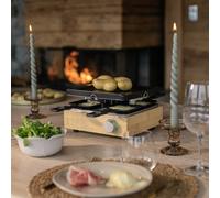 Appareil à raclette Livoo DOC311 4 personnes 800 W plateau grill amovible noir beige