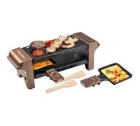Appareil A Raclette, Mini Grill Pour 1 À 2 Personnes, Avec 2 Poêlons Et 2 Spatules, Avec Revêtement Antiadhésif, 350 Watts, Co[C22]