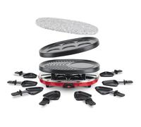 Appareil À Raclette Multifonction 8 Personnes Professionnel Rp412, Pierre Naturelle, 6 Mini Crêpes Pancakes, Grill,