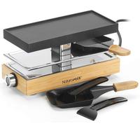 Appareil à raclette 2 personnes 440w bois - RAC.WOOD-2 - NATURAMIX