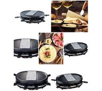 Appareil à raclette + pierre à cuire GRANIT + Grill pour 8 personnes