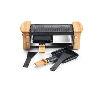 Appareil à raclette pour 2 personnes KCWOOD.2 finitions bois 350 W Kitchen Chef Professional
