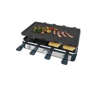 Appareil A Raclette Rectangulaire - - Maxi Grill & Cheese - 1400 W - 8 Personnes - Meuuh / Design Poivre