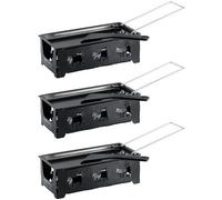 Appareil à raclette - ROSENSTEIN & SOHNE - Pour 2 personnes - Noir - 3 appareils à bougie