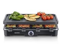 RACLETTE GRILL 1400W TH° 8 PERS REVETEMENT CERAMIQUE SEVERIN - 9670