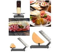 Appareil à raclette traditionnel façon Grill - 600W pour 8 personnes socle porte-fromage pivotant haute qualité