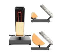 Appareil à raclette traditionnel façon Grill 600W pour 8 personnes socle porte-fromage pivotant haute qualité