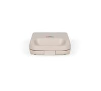 Appareil à sandwich 3 en 1 LIVOO DOP256C gaufres croque grill 750 W plaques interchangeables crème beige