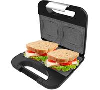 Appareil à sandwich 800?W avec plaques carrées antiadhésives
