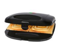 Clatronic ST 3814 gaufrier et appareil à croque-monsieur 820 W Noir