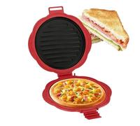 Appareil À Sandwich - D'Aluminium Antiadhésif 25cm | Grille À Chauffage Rapide Double Face | Machine Pour Sandwich, Fromage, Omelette Et Burger | Cuisine À Domicile