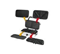 MPM Appareil à sandwichs MOP-33M – 3 en 1 (croque-monsieur), plaques interchangeables, 1200W