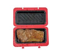 Appareil À Sandwich Micro-ondes - Presse À Toastie Gratiné | Emporte-pièce Fromage Fondu, Plateau Silicone Antiadhésif, Verrouillage Intégré, Empilable, Pour Toast, Steak, Ailes Poulet, Poisson,