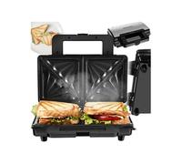Croque Monsieur - TECTAKE - Appareil à sandwichs SK1000W antiadhésif et résistant à la chaleur