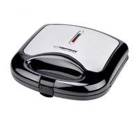 Appareil à sandwichs - ESPERANZA - EKT011 - 1000W - 4 triangles - Noir-inox
